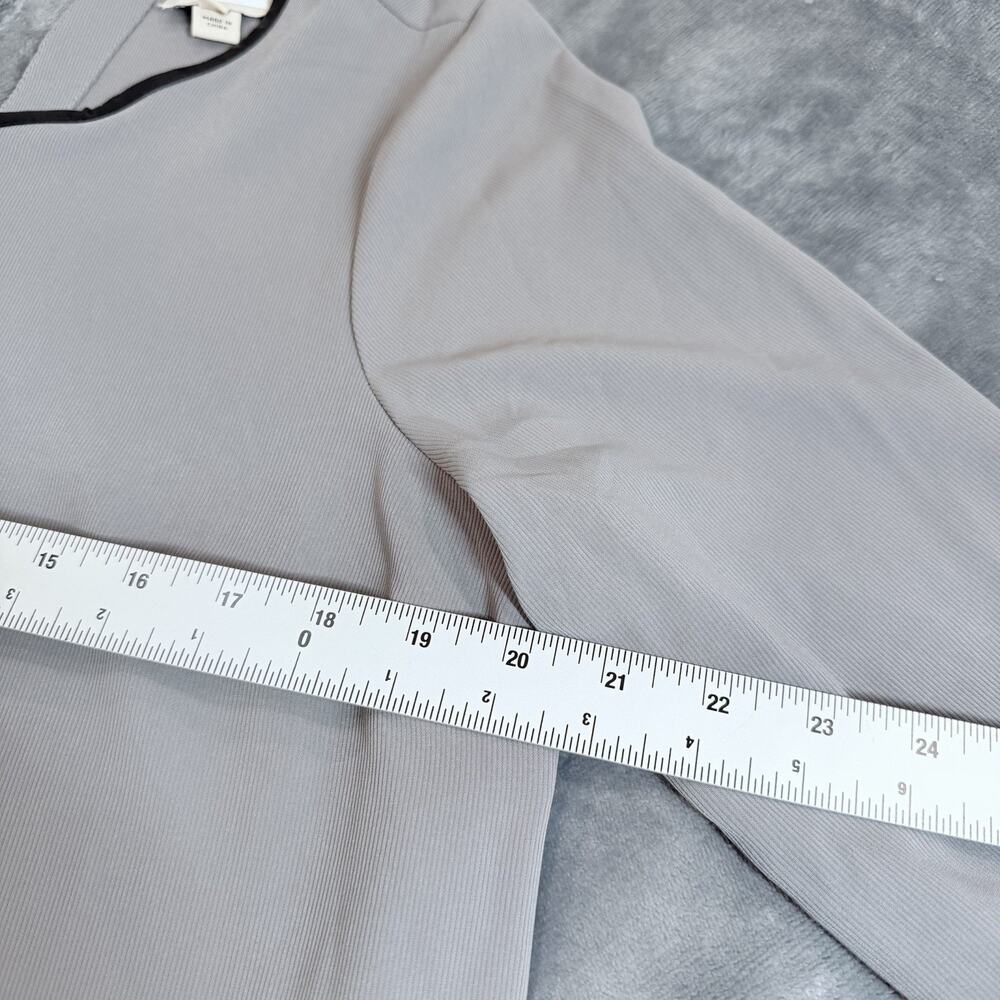 ECI New York Women’s Grey Dress Sz Large - Picture 8 of 11